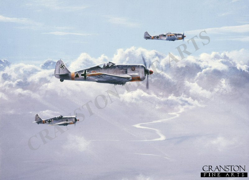 Fw190s by Ivan Berryman. [Postcard]