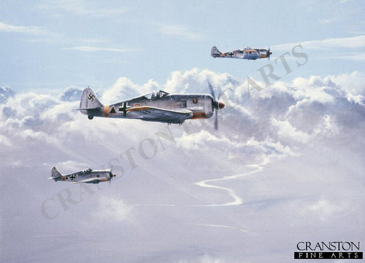 Fw190s by Ivan Berryman. [Postcard]