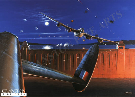 Dambusters over the Mohne by Ivan Berryman. [Postcard]