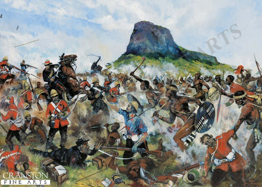 Isandlwana 22nd January 1879 - The Death of Private W Griffiths VC by Jason Askew. [Postcard]