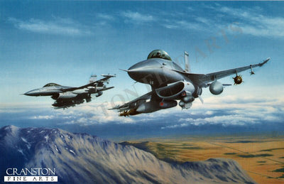 Fighting Falcons by Keith Aspinall [print]
