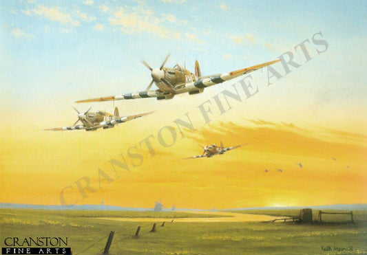 Early Morning Sortie by Keith Aspinall. [Postcard]