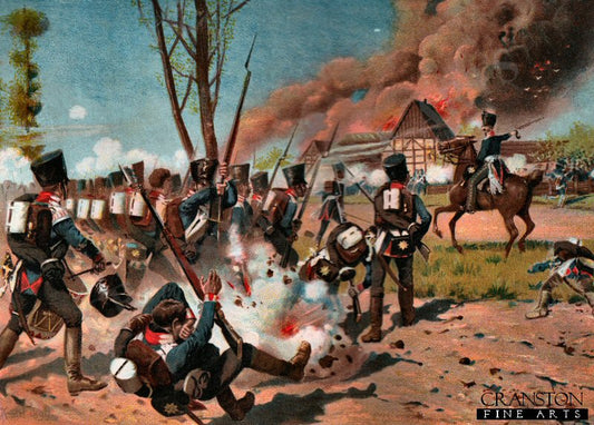 Das Erste Garde Regiment bi Gross Gorschen 2nd Mai 1813 by R Knotel. [Postcard]