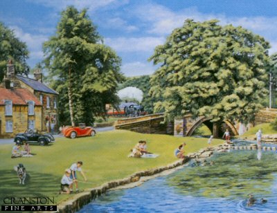 A Summer Picnic by Trevor Mitchell. [print]