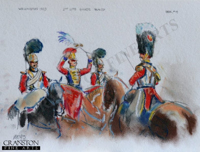 2nd Life Guards Band 1829 by Mark Churms. [Original Painting]