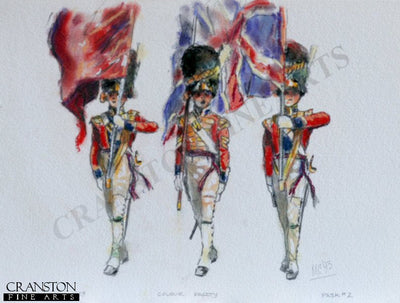 Colour Party, 1829 by Mark Churms. [Original Painting]