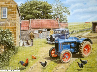 Farmyard Fordson by Trevor Mitchell. [print]