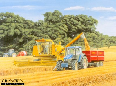 Harvesting by Trevor Mitchell. [print]