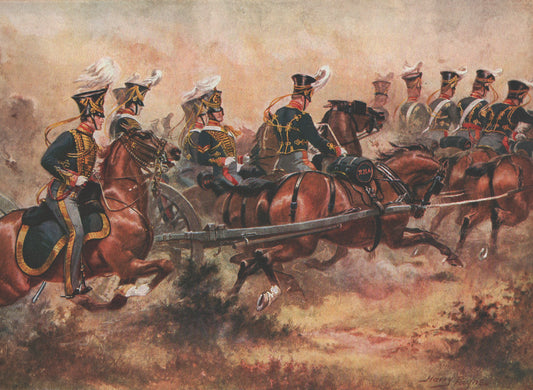 Royal Horse Artillery, c.1832 by Harry Payne [New Print Edition]