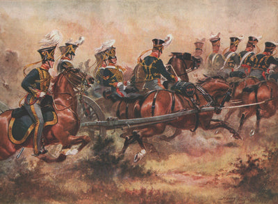 Royal Horse Artillery c.1832 by Harry Payne [Postcard]