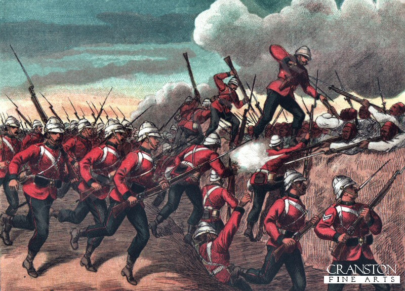 The Royal Irish Regiment At The Battle Of Tel-El-Kabir by Richard Simkin [Postcard]