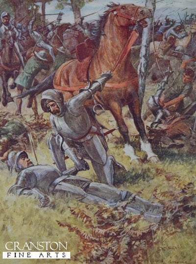Then Leaving Life, Earl Percy Took the Dead Man by the Hand by Archibald Webb [Postcard]