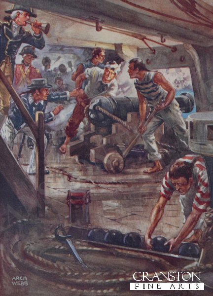 Each Gun from its Adamantine Lips by Archibald Webb [Postcard]