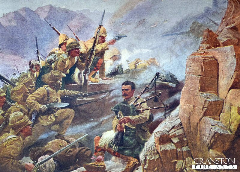 The Storming of Dargai, 1897 by Vereker Monteith Hamilton [New Print Edition]