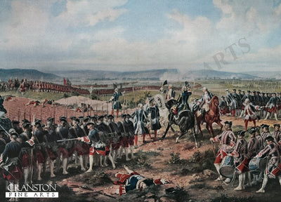 The Battle Of Fontenoy by Henri Felix Emanuel Philippoteaux [Postcard]