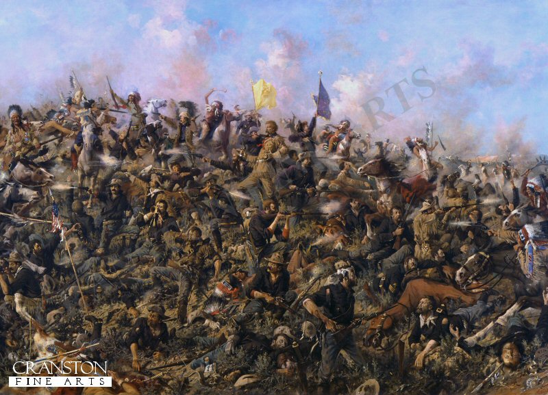 Custer&#39;s Last Stand by Edgar Samuel Paxson [Postcard]
