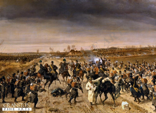 The Battle of Oberselk on 3rd February 1864 by Fritz L' Allemand [Postcard]