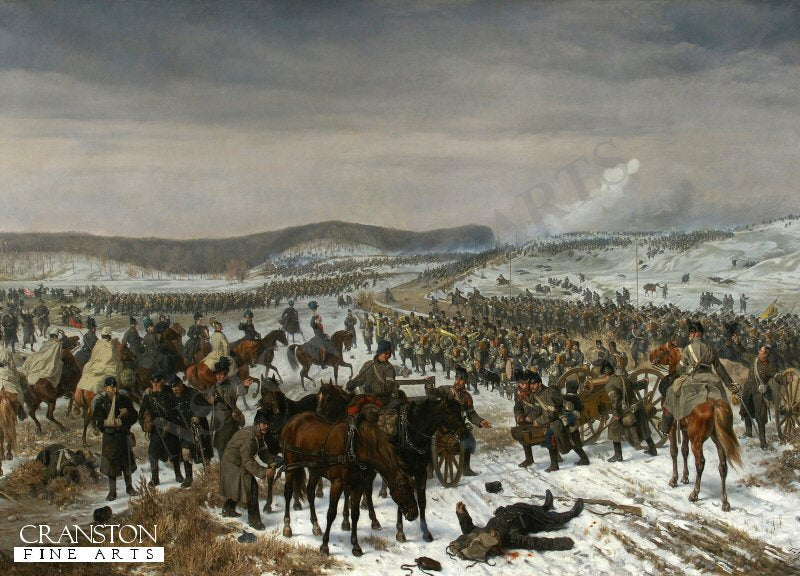 The Battle of Oeversee on 6th February 1864 by Fritz L&#39; Allemand [Postcard]