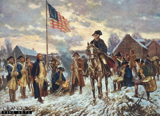 Washington at Valley Forge by Edward Percy Moran [Postcard]