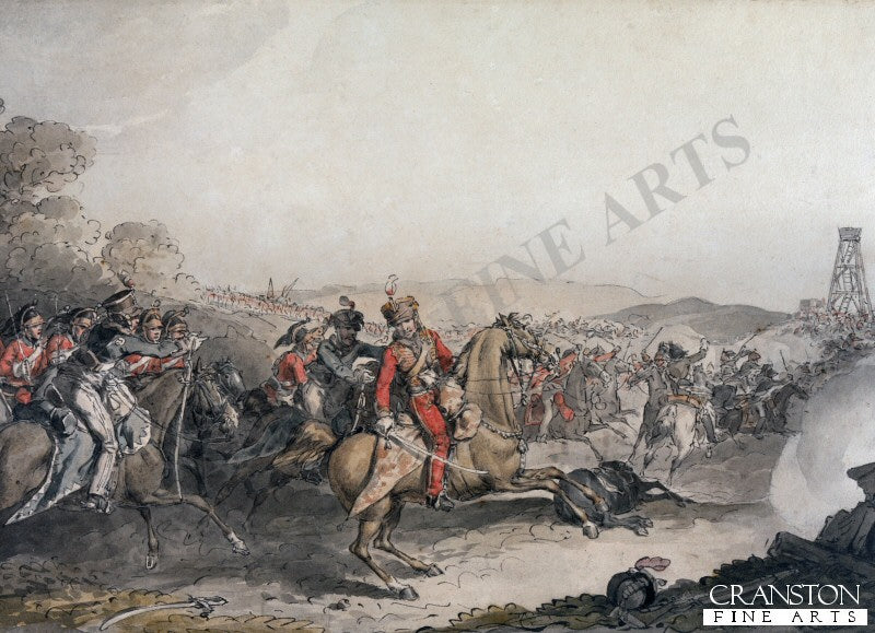 The Marquis of Anglesea Wounded at the Battle of Waterloo by John Augustus Atkinson [Postcard]