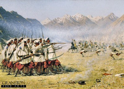 (Detail From) They Attack Unaware by Vasily Vereshchagi [Postcard]