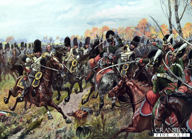 The Battle of Hanau on October 30th, 1813 By Richard Knotel [Postcard]