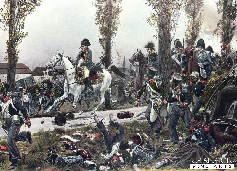 Napoleons Escape From Leipzig on October 19th, 1813 By Richard Knotel [Postcard]