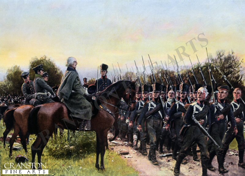 General Ludwig von Yorck Near Wartenburg on October 3rd, 1813 By Richard Knotel [Postcard]