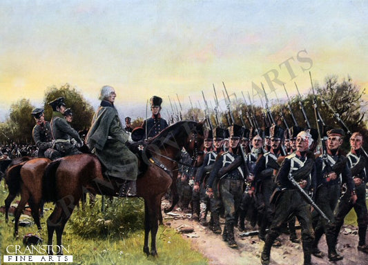 General Ludwig von Yorck Near Wartenburg on October 3rd, 1813 By Richard Knotel [Postcard]