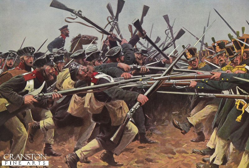 The Battle of Hagelberg on August 27th, 1813 by Carl Rochling [New Print Edition]