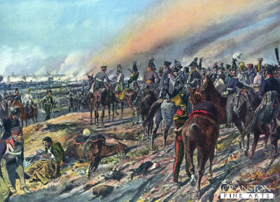 Shwarzenberg and the Allied Princes on the Monarchs Hill By Richard Knotel  [Postcard]