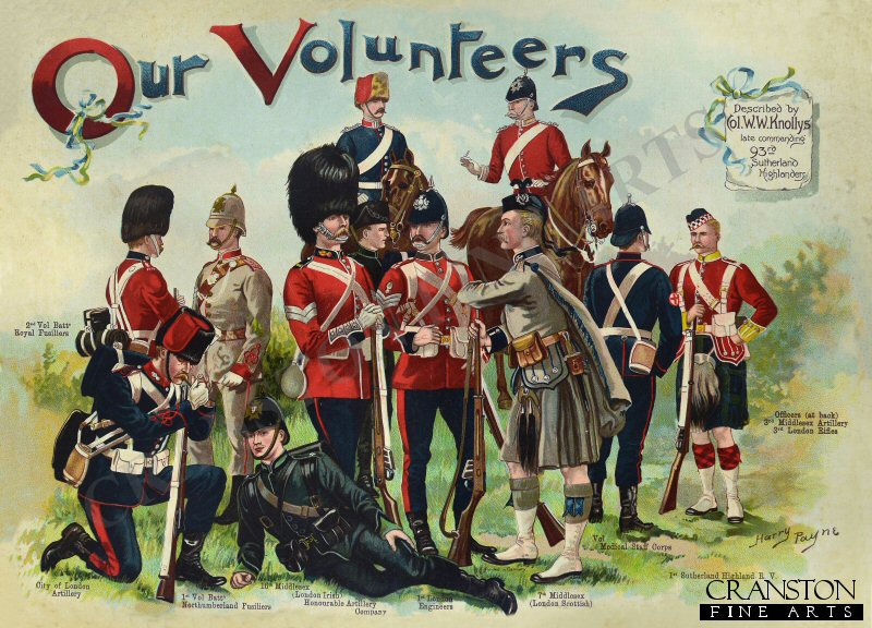 Our Volunteers By Harry Payne [Postcard]