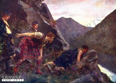 A Royal Fugitive by Allan Stewart [Postcard]