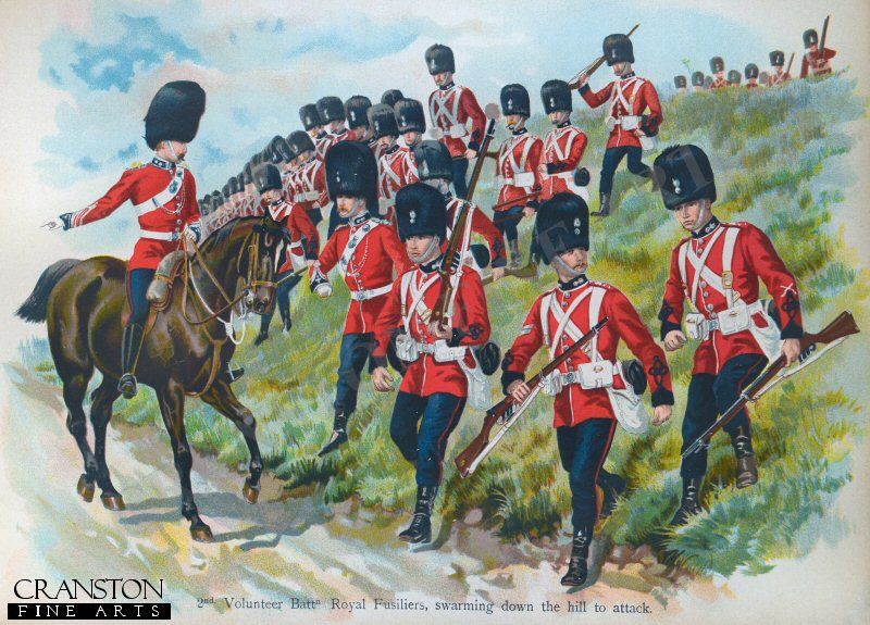 2nd Volunteer Battalion Royal Fusiliers by Harry Payne [Postcard]