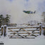 Winter Salute - Spitfire by Bob Murray [Greetings Card]