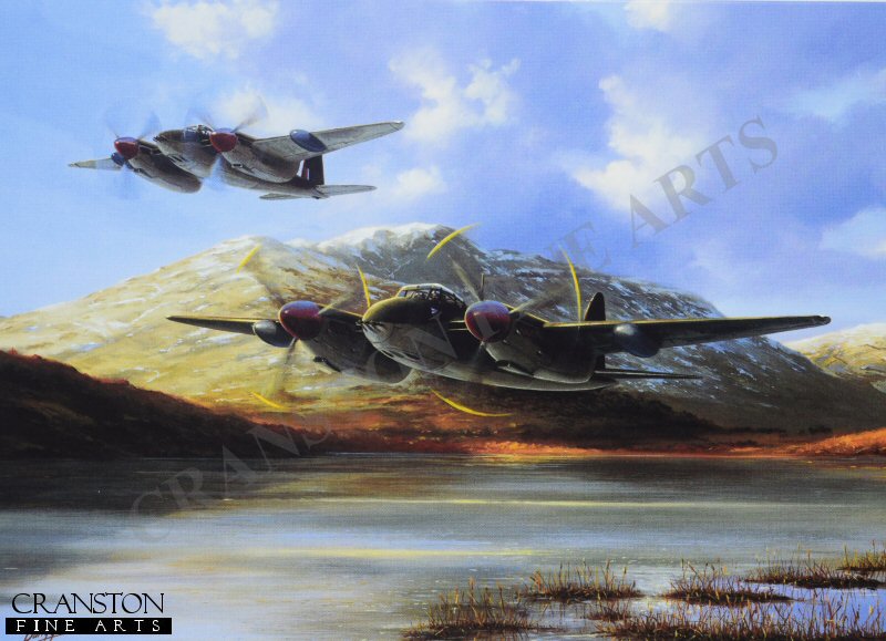 Mosquito FB VI's of Coastal Command 1944 by Barry Price [Greetings Card]