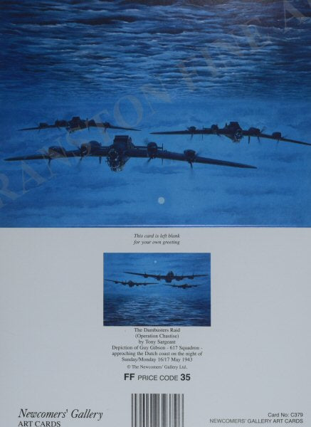 The Dambusters Raid by Tony Sargeant [Greetings Card]