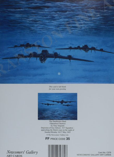 The Dambusters Raid by Tony Sargeant [Greetings Card]