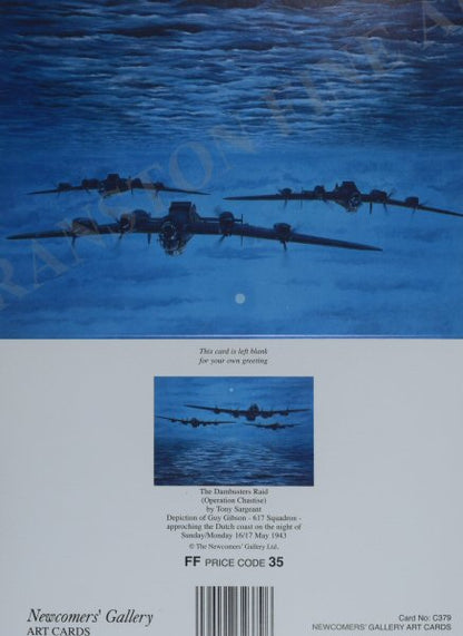 The Dambusters Raid by Tony Sargeant [Greetings Card]