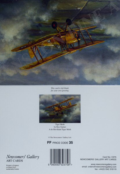 Tiger Moth by Roy Garner [Greetings Card]