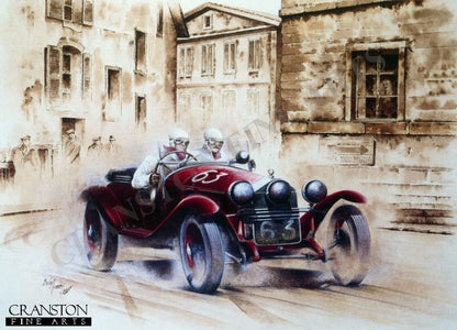 Alfa Romeo Mille Miglia Race by Bob Murray [Greetings Card]