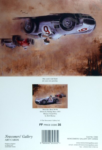 Mercedes Benz W196 by Bob Murray [Greetings Card]