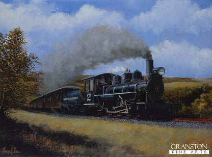 Baldwin at Brecon Mountain Railway by Barry Price [Greetings Card]