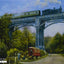 West Meon Viaduct by Chris Woods [Greetings Card]