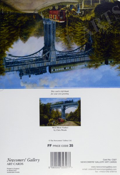 West Meon Viaduct by Chris Woods [Greetings Card]