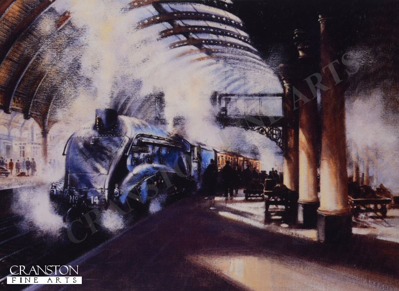 'Silver Link' at York by David Weston [Greetings Card]