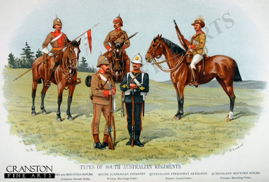 Types of South Australian Regiments by Richard Simkin [New Print Edition]