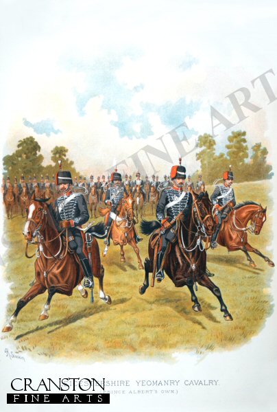 Leicestershire Yeomanry Cavalry (Prince Albert's Own) by Richard Simkin [New Print Edition]