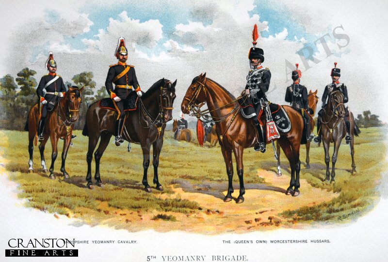 5th Yeomanry Brigade by Richard Simkin [New Print Edition]