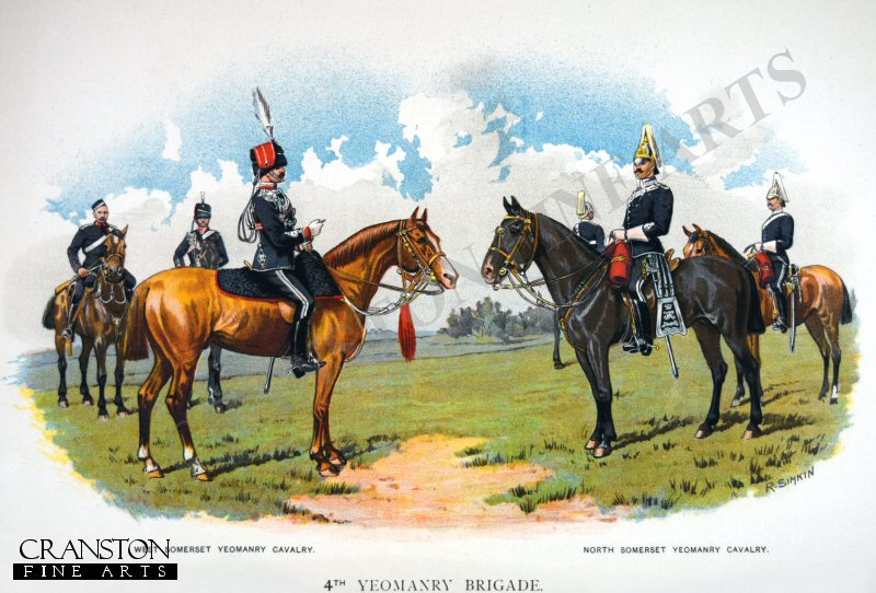 4th Yeomanry Brigade by Richard Simkin [New Print Edition]